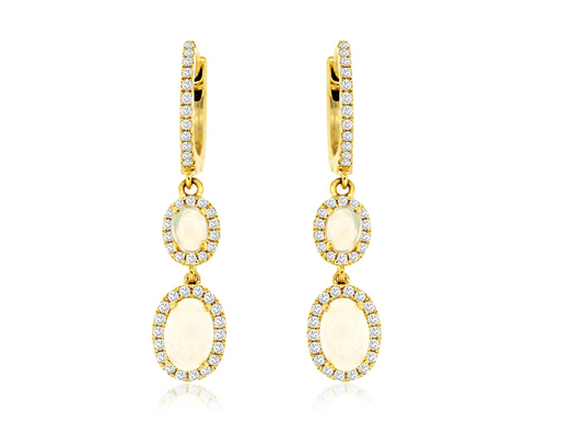 Royal Jewelry Manufacturing Inc. Color Gemstone Earrings