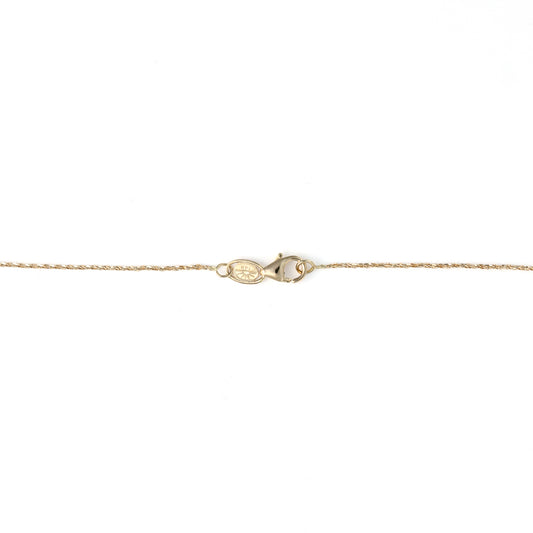 Pendant M Estate Collection Color Gemstone Necklace in 14 Karat Yellow with 1 Oval Emerald 1.25ctw 8.9mm-8.9mm