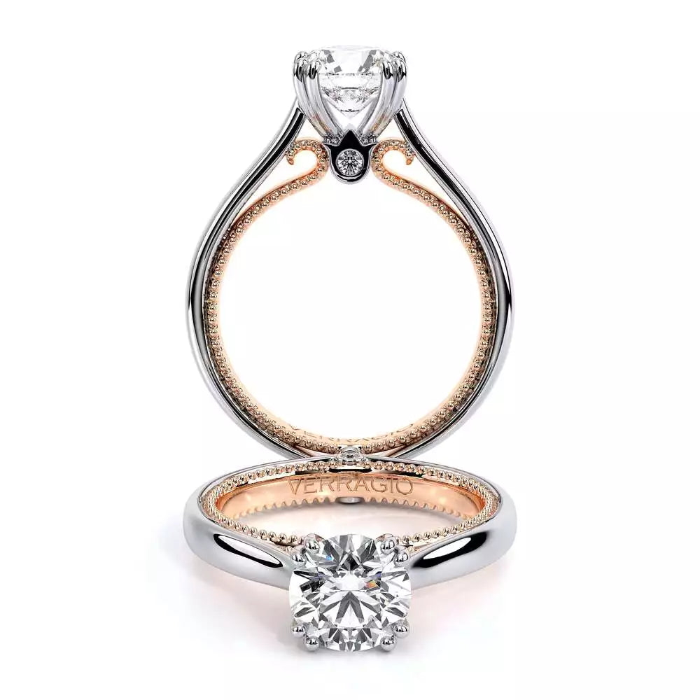 Verragio Hidden Accent Natural Diamond Semi-Mount