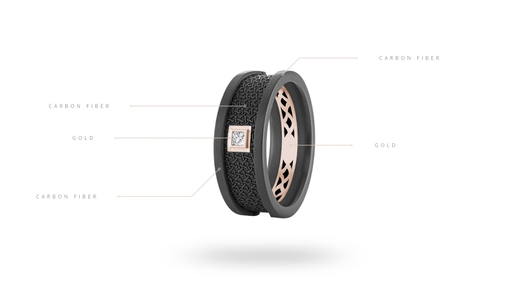 Marks Signature Men's Natural Diamond Wedding Band