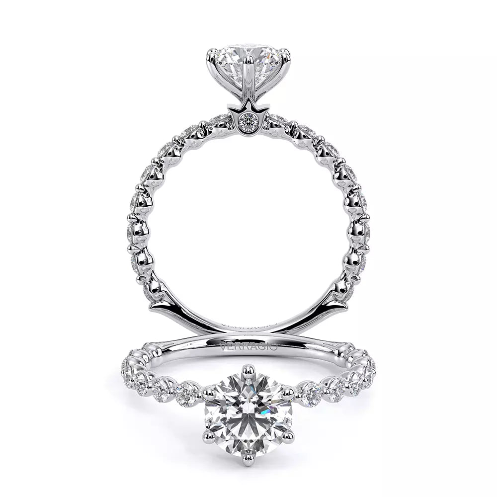 Verragio Hidden Accent Side Stone Natural Diamond