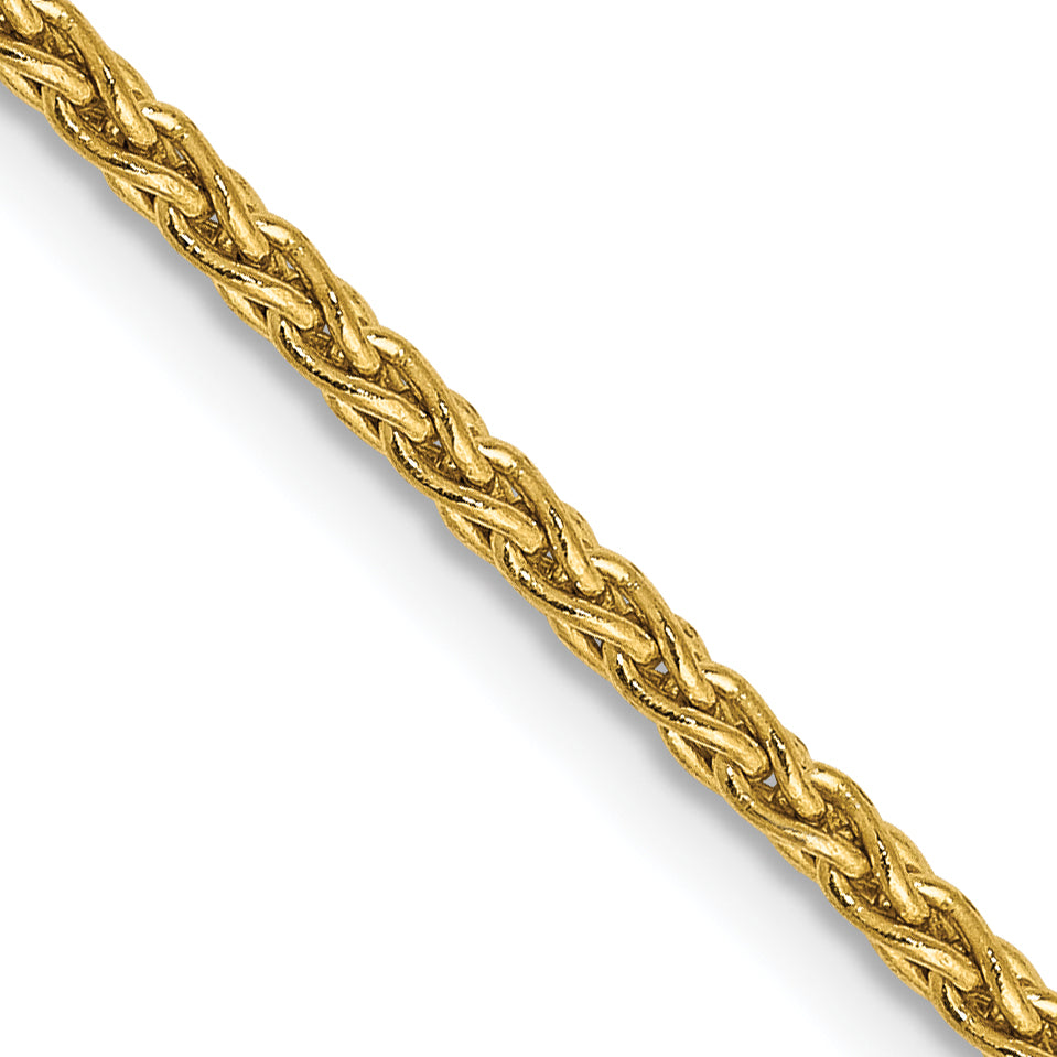 14K Yellow Gold Parisian Wheat Chain