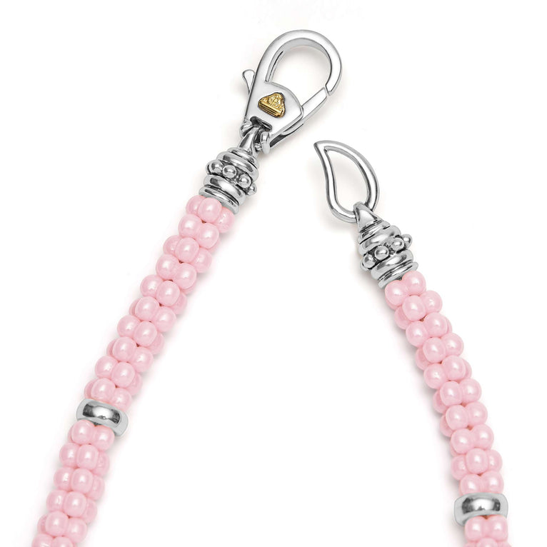 LAGOS Ladies Bracelet in Sterling Silver and Ceram