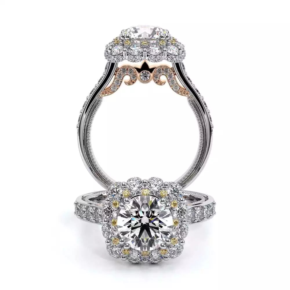 Verragio Hidden Accent Halo Natural Diamond Semi-M