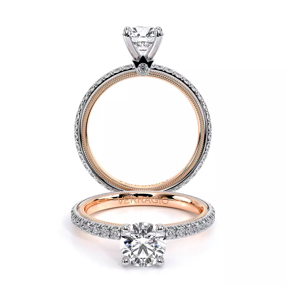 Verragio Hidden Accent Natural Diamond Semi-Mount