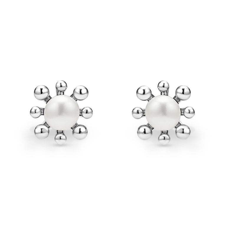 LAGOS Luna Collection Freshwater White Pearl Stud