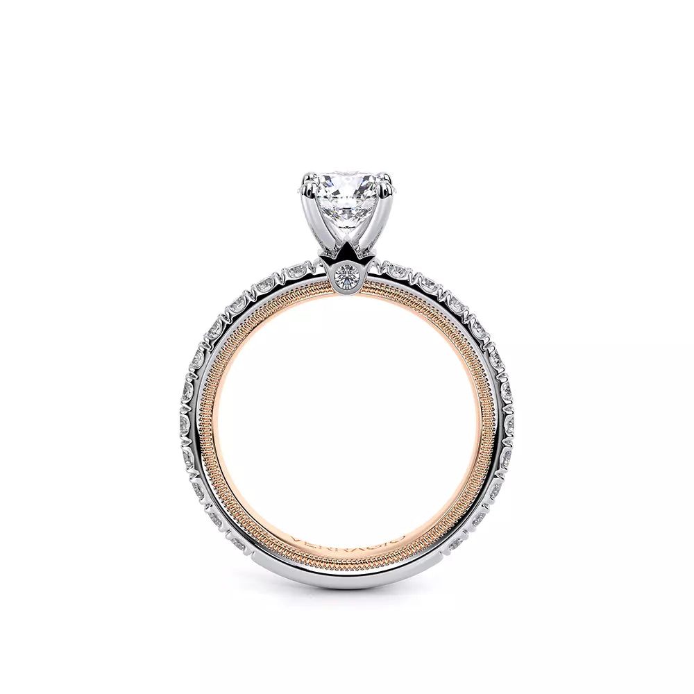 Verragio Hidden Accent Natural Diamond Semi-Mount