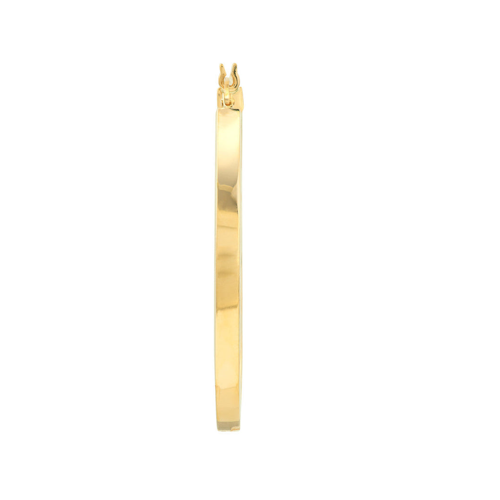 14K Yellow Gold Large Hoop Earring