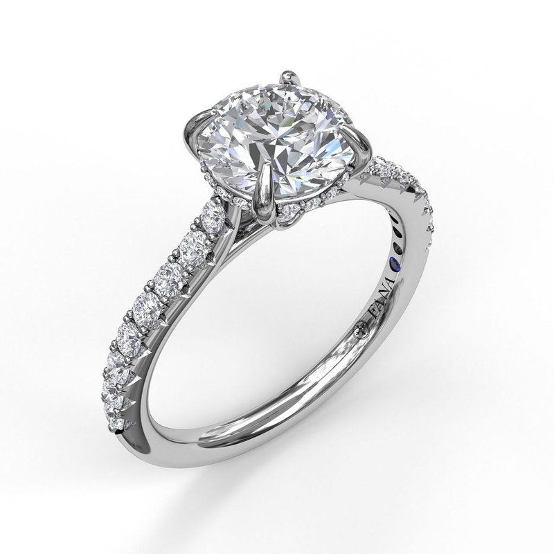 Fana Hidden Accent Natural Diamond Semi-Mount Enga