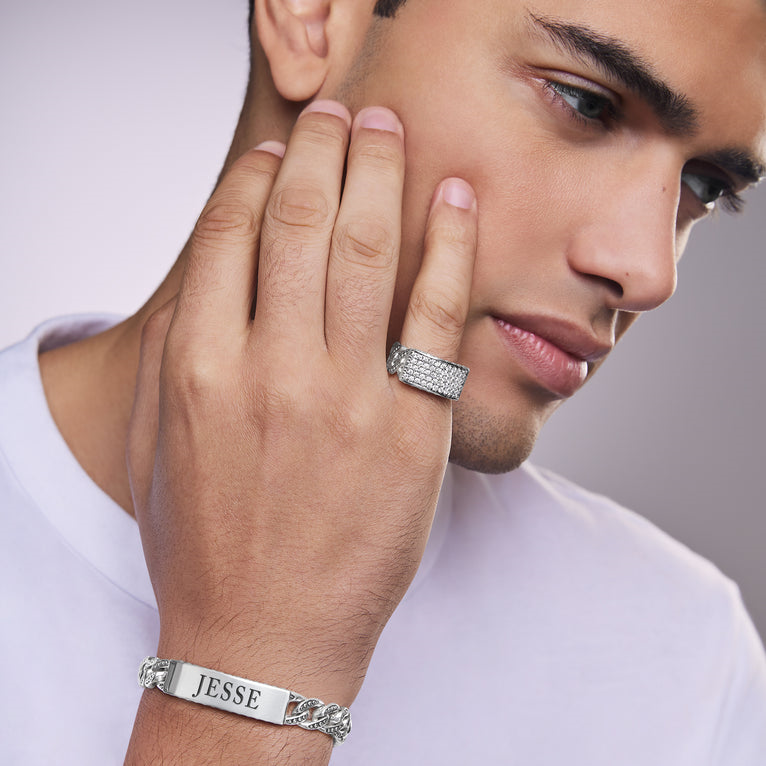 LAGOS Men's Anthem Collection Curb Link Bracelet i