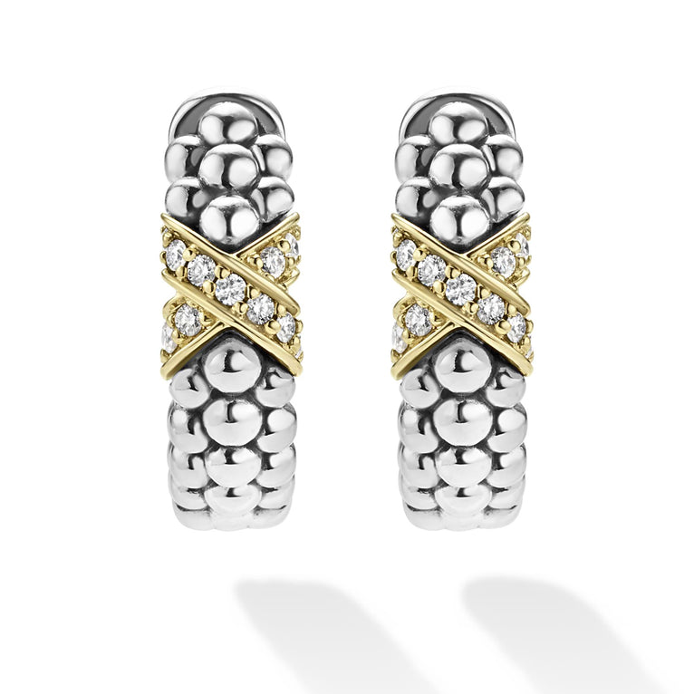 LAGOS Caviar Lux Collection Natural Diamond Huggie