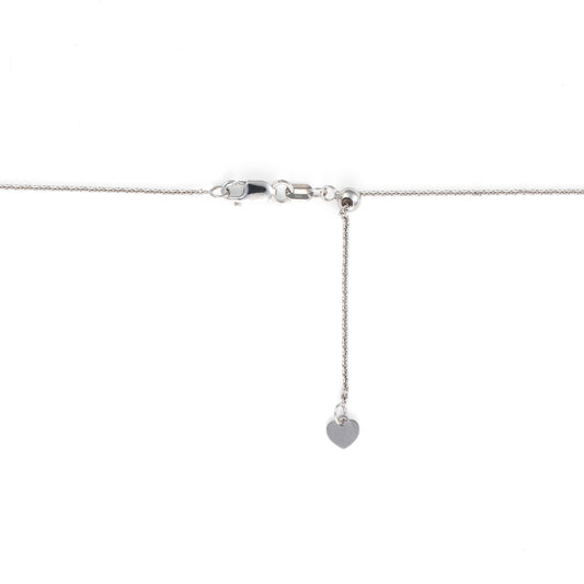 Yerushalmi Brothers Natural Diamond Necklace in 18 Karat White Yellow Gold with 0.92ctw SI2 Cushion Diamond