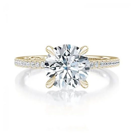 A. JAFFE Natural Diamond Semi-Mount Engagement Ring