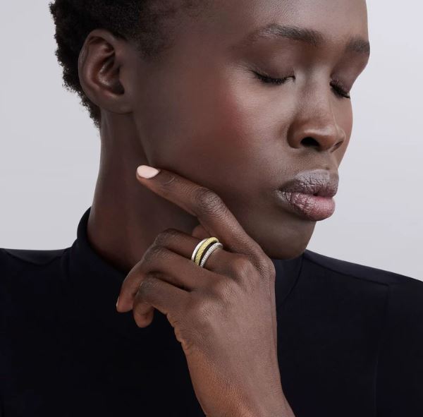 LAGOS Men's Natural Diamond Ring in Sterling Silve