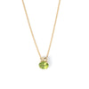 Pendant M Estate Collection Color Gemstone Necklace in 14 Karat Yellow with 1 Oval Peridot 1.70ctw 9.07mm-9.07mm