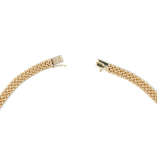 Natural Diamond Necklace in 14 Karat Yellow with 1.46ctw H/I I1 Round Diamond