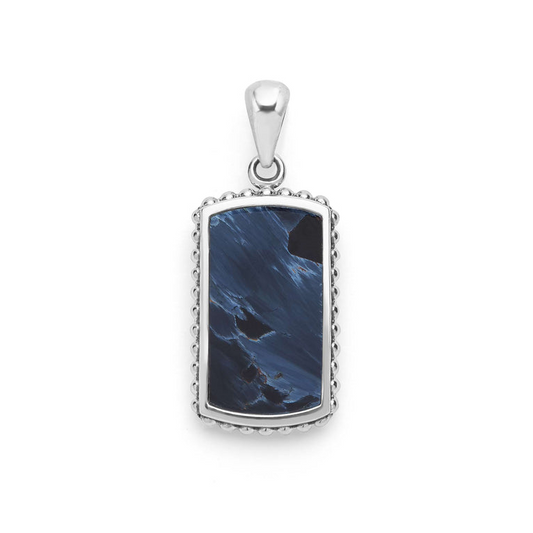 Pendant Lagos Anthem Collection Color Gemstone Necklace in Sterling Silver White - Grey