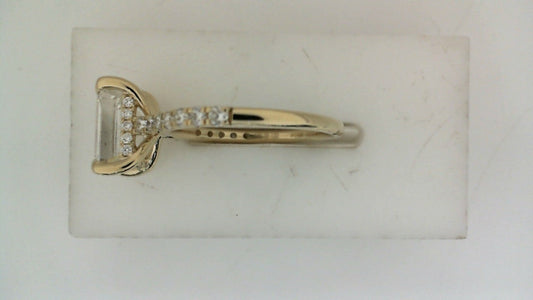 ReMARKable Designs Hidden Accent Lab-Grown Diamond Complete Engagement Ring in 14 Karat Yellow Gold