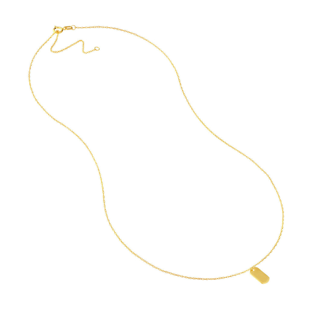 14k yellow gold Singapore chain necklace.