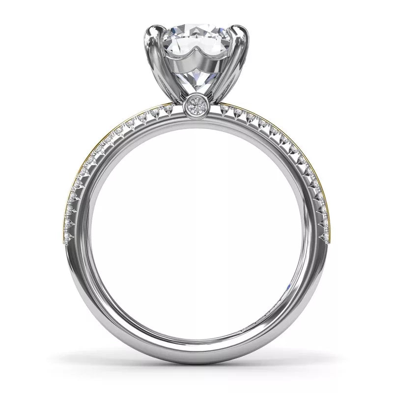 Fana Hidden Accent Natural Diamond Semi-Mount Enga
