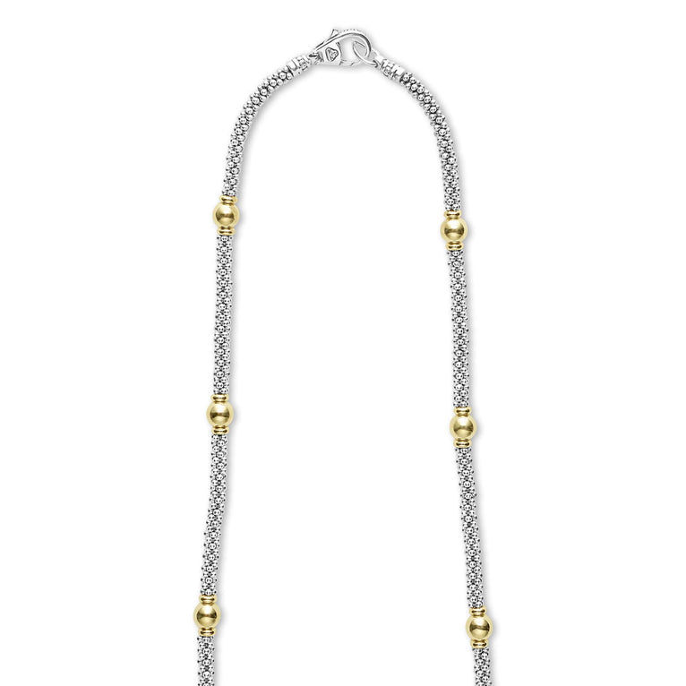 LAGOS Signature Caviar Collection Station Necklace