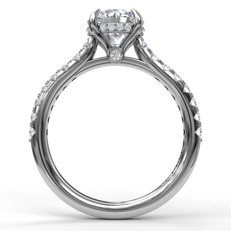 Fana Hidden Accent Natural Diamond Semi-Mount Enga