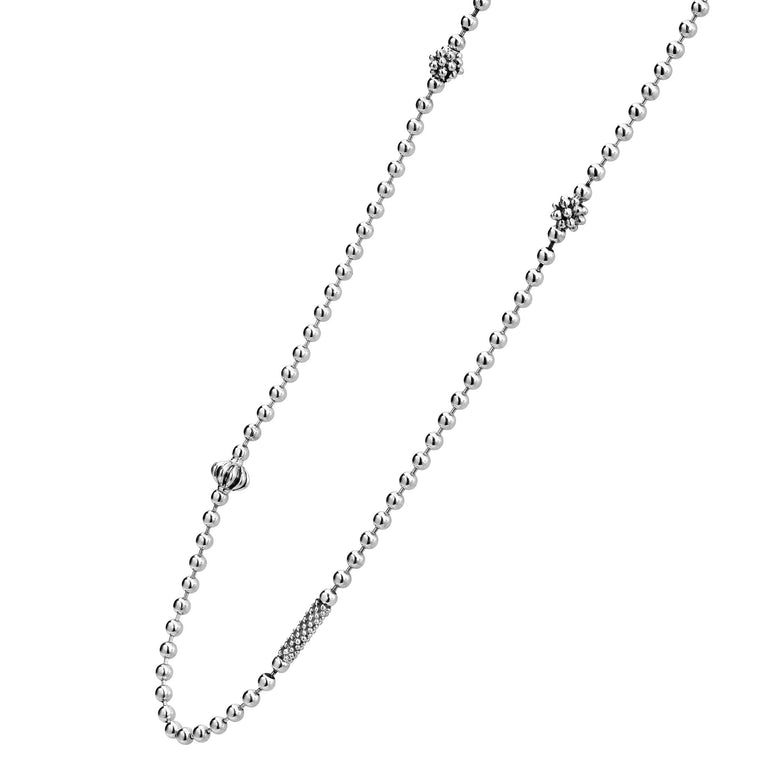 LAGOS Caviar Icon Collection Station Necklace (No