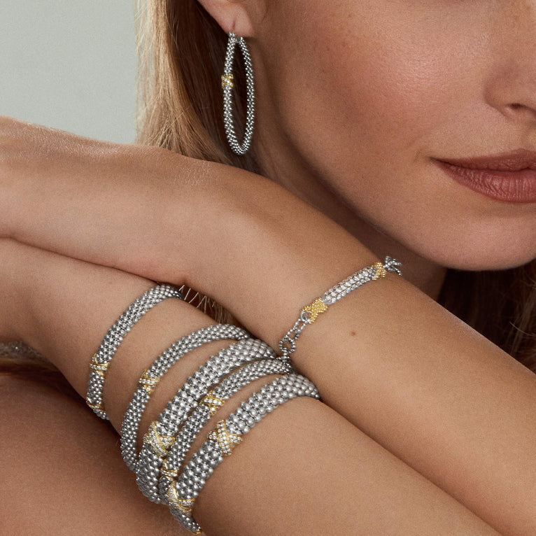 Caviar Lux Collection Natural Diamond Bracelet in
