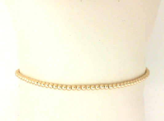 Stretch Bracelet (No Stones) in Gold Filled Yellow