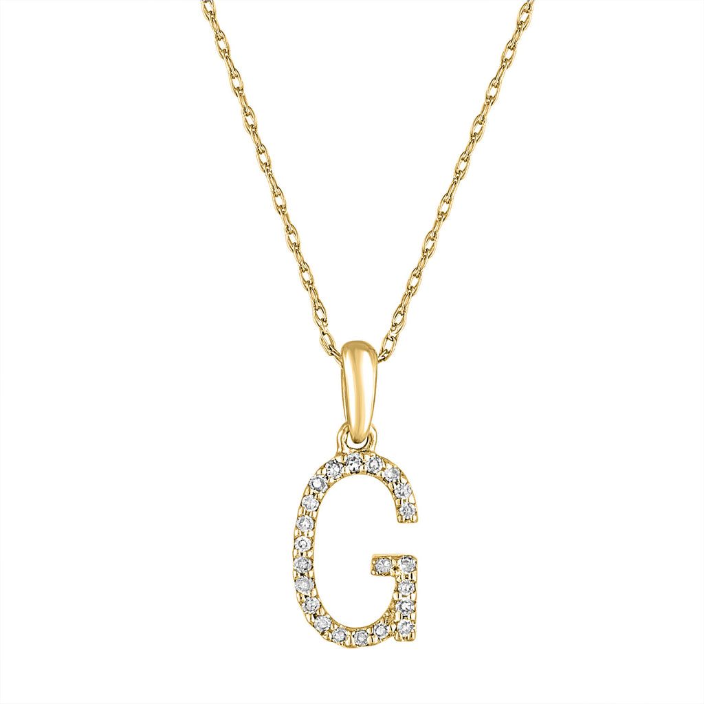 Gold necklace with diamond-studded 