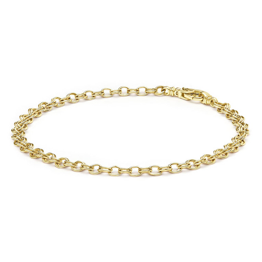 Lagos Anthem Collection Fancy Link Bracelet (No Stones) in 18 Karat Yellow
