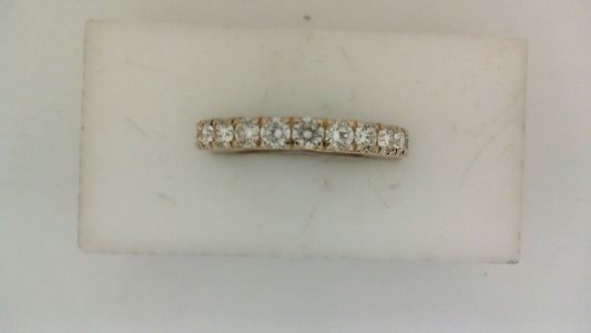 Natural Diamond Eternity Ladies Wedding Band in 14 Karat Yellow with 1.50ctw Round Diamond