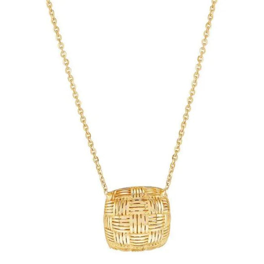 Necklace (No Stones) in 14 Karat Yellow