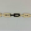 Fancy Link Bracelet (No Stones) in 14 Karat Yellow