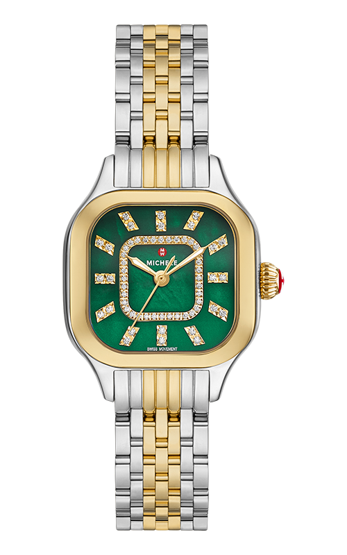 Ladies Michele Michele Meggie Fashion Timepieces with 0.19ctw Round Diamonds MWW33B000018