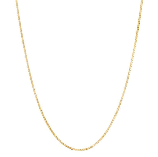 ReMARKable Designs Box Chain in 14 Karat Yellow Gold, 20" 0.53mm
