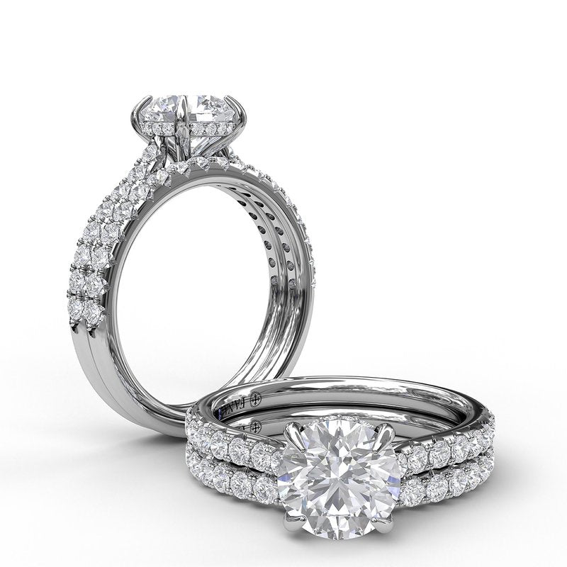 Fana Hidden Accent Natural Diamond Semi-Mount Enga