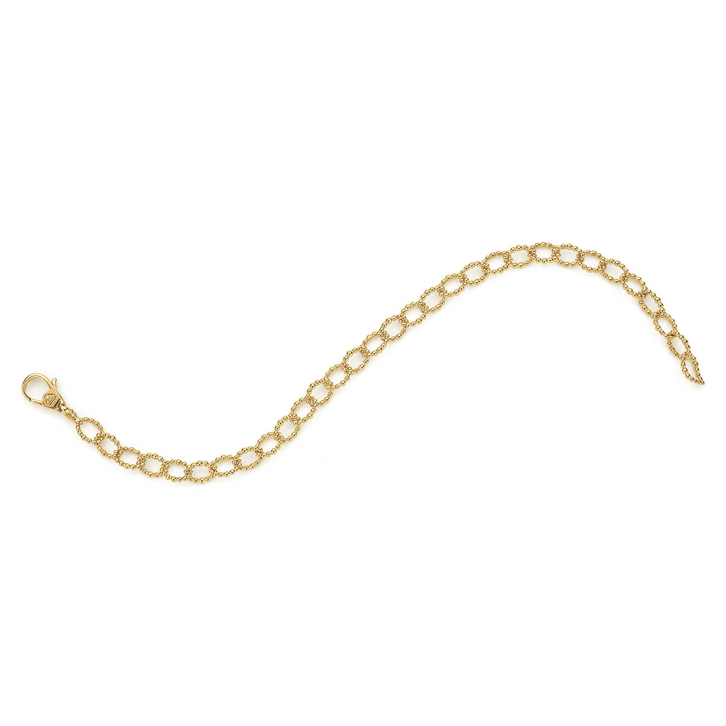 LAGOS Oval Link Ladies Bracelet in 18 Karat Yellow