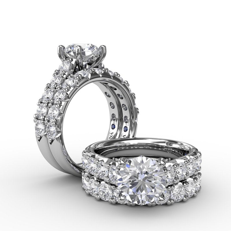 Fana Hidden Accent Natural Diamond Semi-Mount Enga