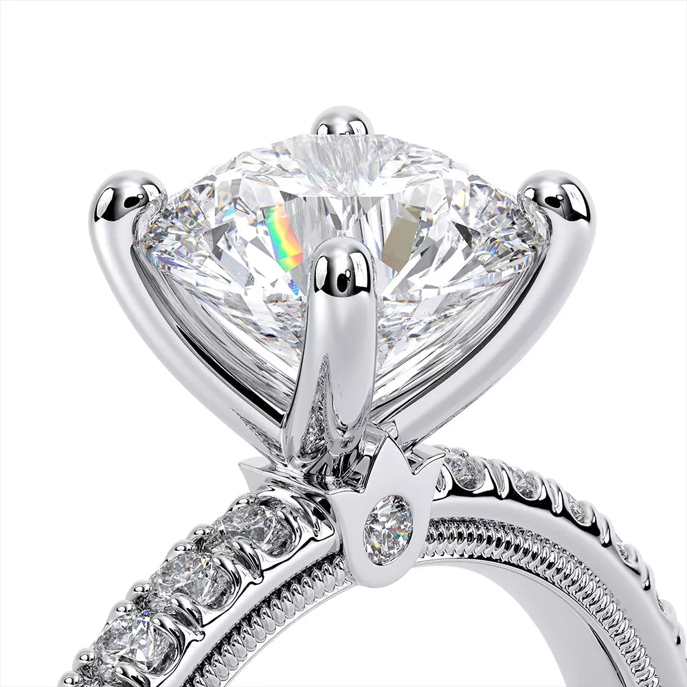 Verragio 14K White Gold Diamond Engagement Ring, 0.65ctw.