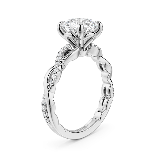 Noam Carver Natural Diamond Semi-Mount Engagement Ring