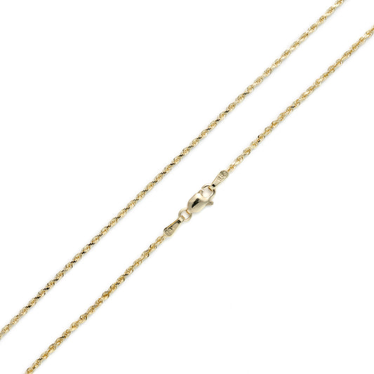 ReMarkable Estate Rope Chain in 14 Karat Yellow Gold, 18" 1.6mm