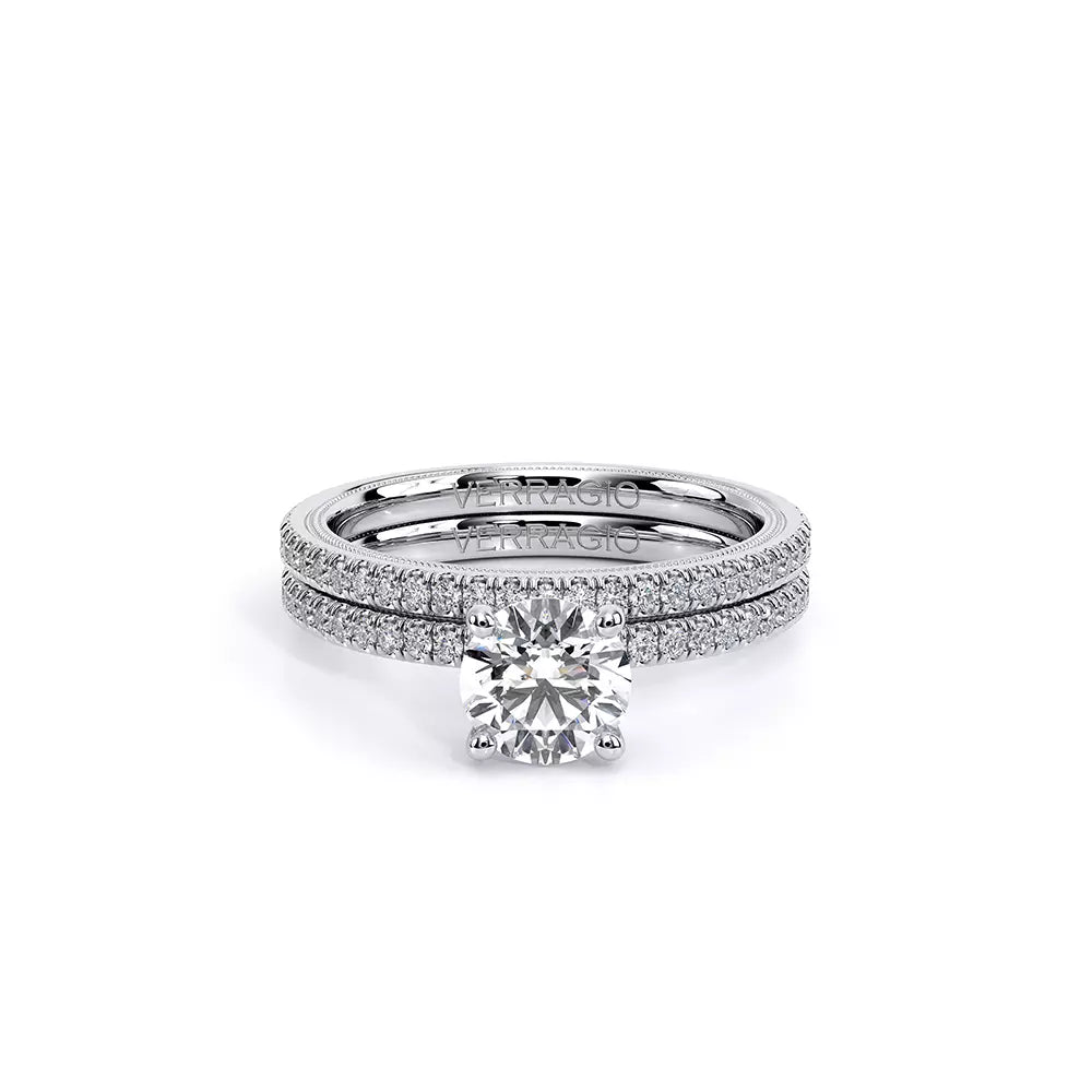 Verragio Solitaire Hidden Accent Natural Diamond S