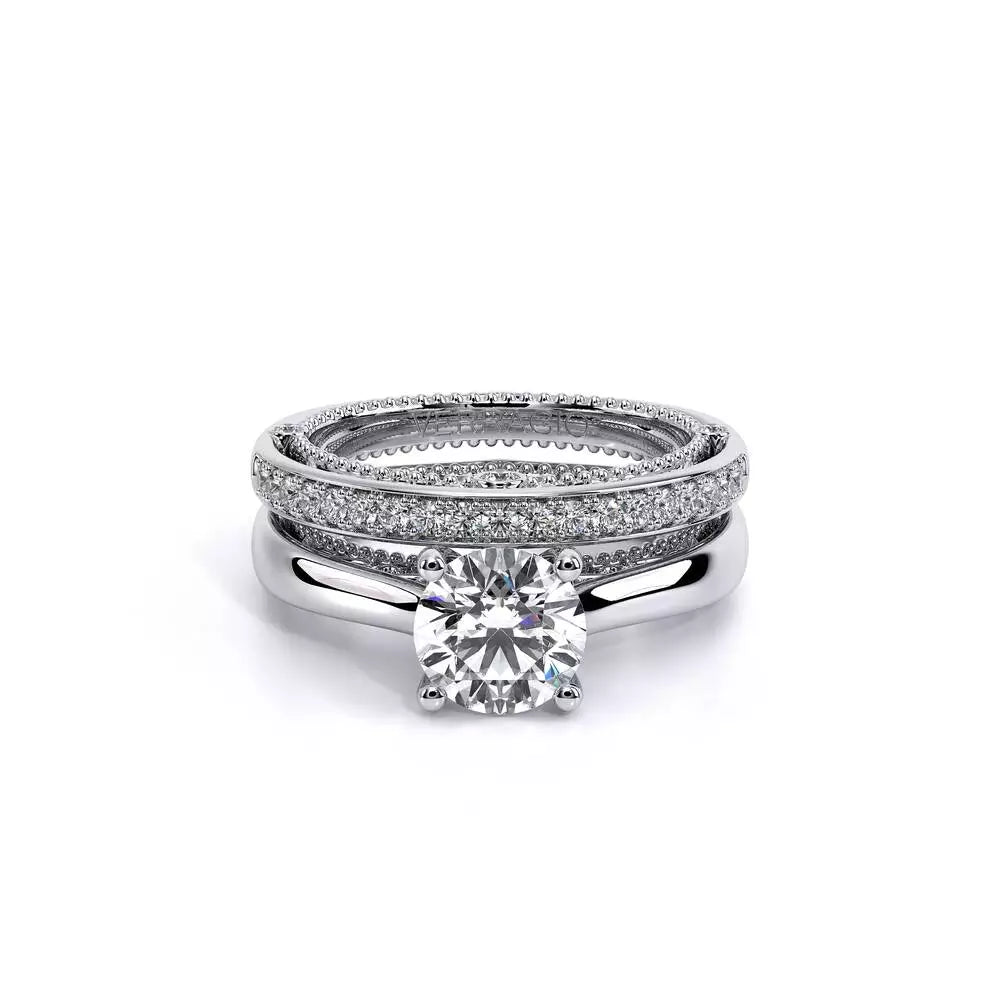 Verragio Solitaire Hidden Accent Natural Diamond S