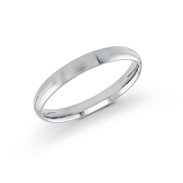 Carved Band (No Stones) in Platinum White 3MM