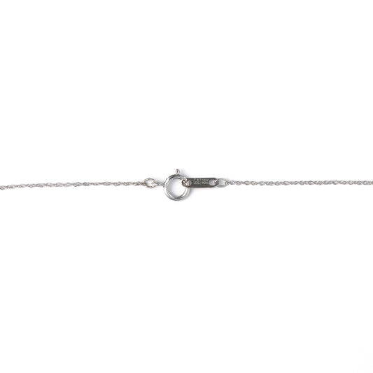 Marks Estate Dept 1 Natural Diamond Necklace in 10 Karat White Gold with 0.25ctw K/L SI2-I1 Round Diamonds