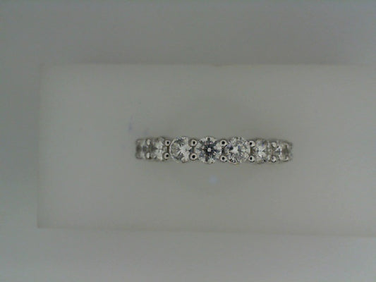 ReMARKable Designs Marks 89 Collection Eternity Natural Diamond Ladies Wedding Band in 14 Karat White Gold with 1.90ctw Round Diamonds