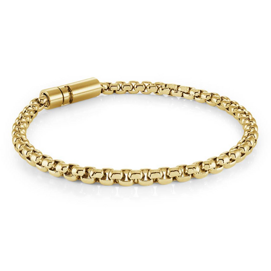 ItalGem Steel Bracelet (No Stones) in Stainless Steel Yellow