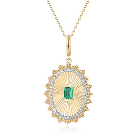 Mondrian Collection Color Gemstone Necklace