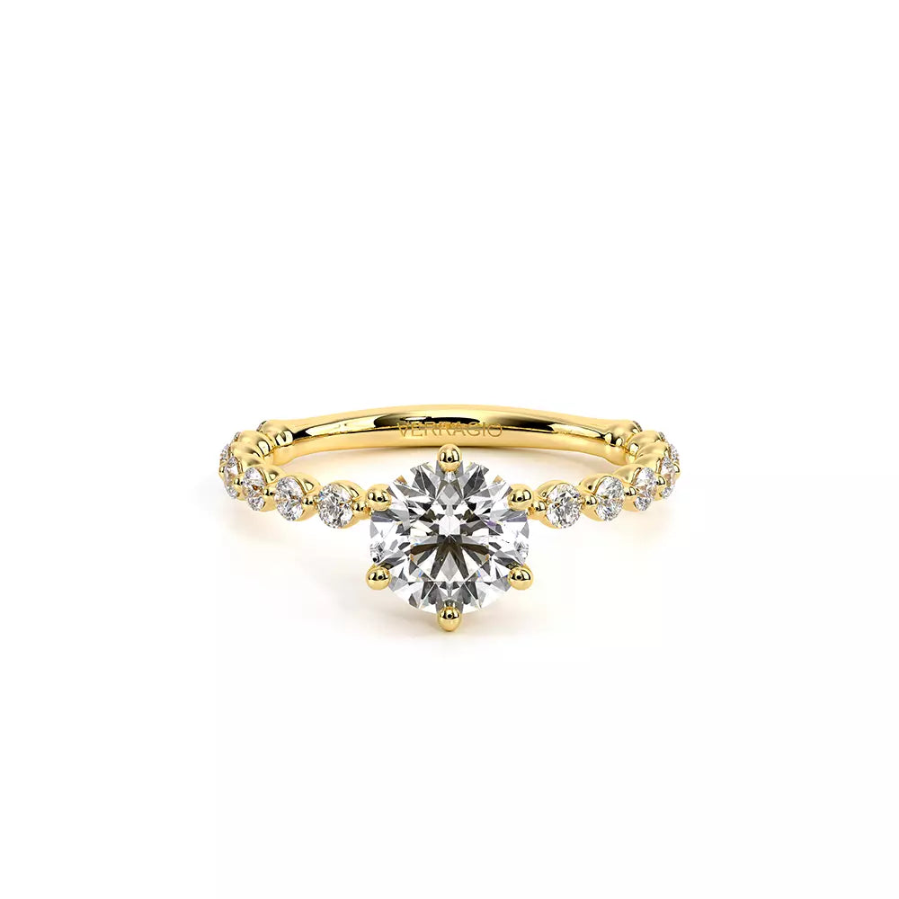 Verragio Hidden Accent Side Stone Natural Diamond